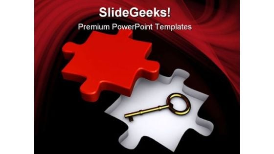 Key To Solution Business PowerPoint Templates And PowerPoint Backgrounds 0211