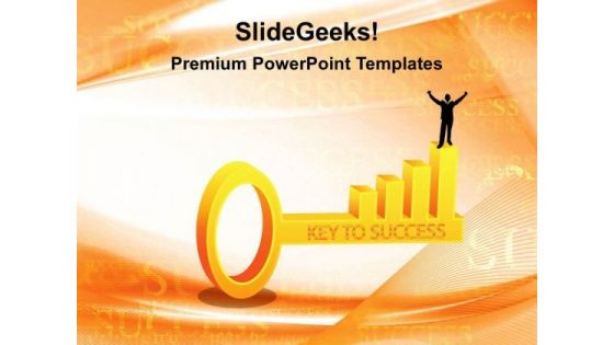 Key To Success Business PowerPoint Templates And PowerPoint Themes 0212