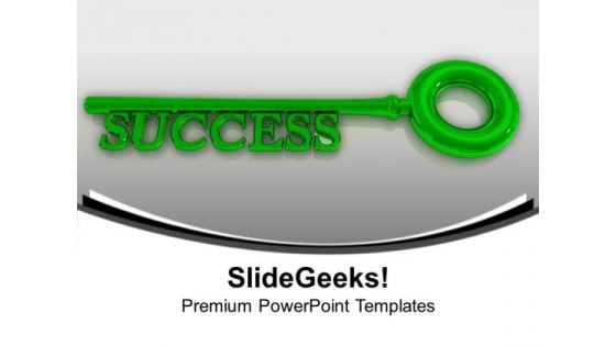 Key To Success PowerPoint Templates Ppt Backgrounds For Slides 1112