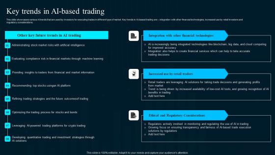 Key Trends In Ai Based Trading Artificial Intelligence Applications Topics Pdf