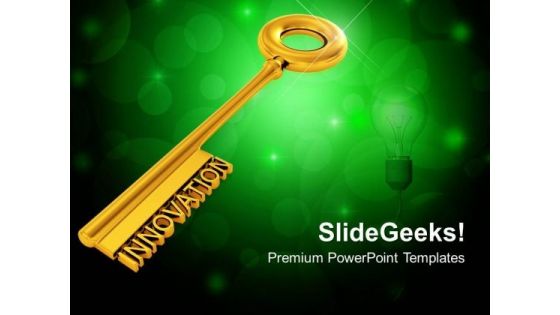 Key With Innovation PowerPoint Templates And PowerPoint Themes 0912 Key With Innovation PowerPoint Templates And PowerPoint Themes 0912