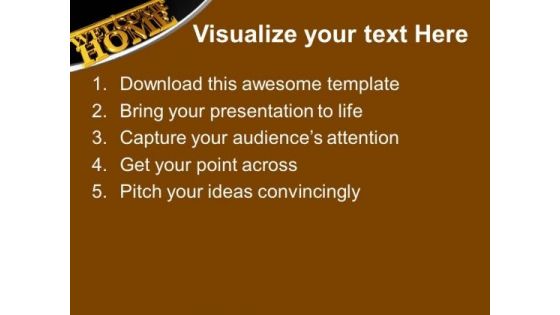 Key With Welcome Home Security PowerPoint Templates And PowerPoint Themes 1112