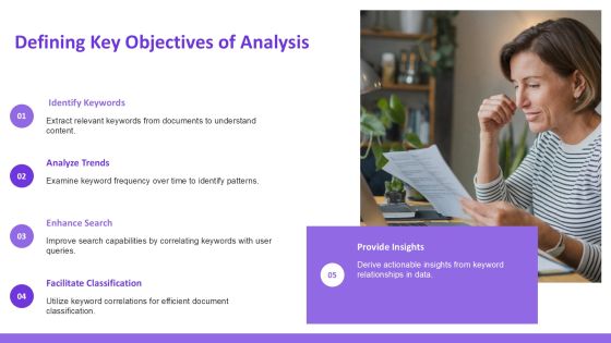 Keyword Correlation Analysis Methods For Document PPT Information AT Slide05