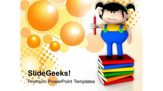 Kids Enjoy Reading Books PowerPoint Templates Ppt Backgrounds For Slides 0613 Kids Enjoy Reading Books PowerPoint Templates Ppt Backgrounds For Slides 0613