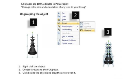 King Knight Pawn Chess PowerPoint Templates