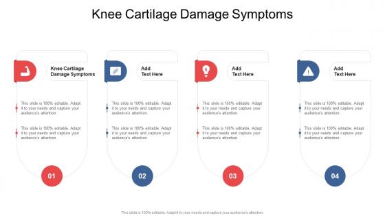 Knee Cartilage Damage Symptoms In Powerpoint And Google Slides Cpb