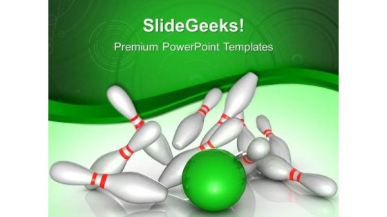 Knocking The Pins Down Metaphor PowerPoint Templates And PowerPoint Themes 0512 Knocking The Pins Down Metaphor PowerPoint Templates And PowerPoint Themes 0512