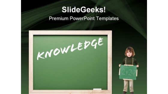 Knowledge Education PowerPoint Themes And PowerPoint Slides 0811