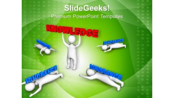 Knowledge Is Key Of Success PowerPoint Templates Ppt Backgrounds For Slides 0613