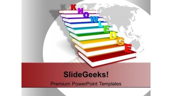 Knowledge On Colorful Books As Staircase Global PowerPoint Templates Ppt Backgrounds For Slides 1212 Knowledge On Colorful Books As Staircase Global PowerPoint Templates Ppt Backgrounds For Slides 1212