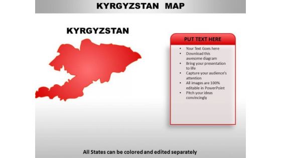 Kyrgztan PowerPoint Maps