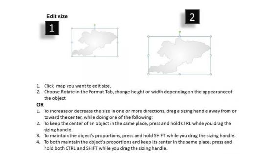 Kyrgztan PowerPoint Maps