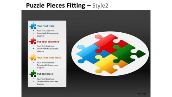 Label Each Piece Separately Puzzle PowerPoint Templates And Editable Slides