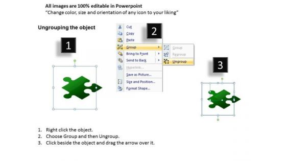 Label Each Piece Separately Puzzle PowerPoint Templates And Editable Slides
