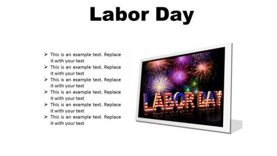 Labor Day Americana PowerPoint Presentation Slides F