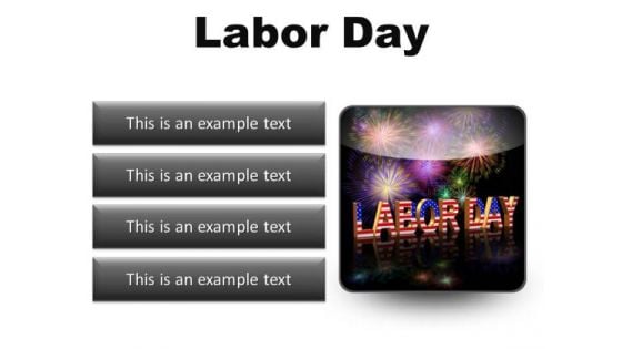 Labor Day Americana PowerPoint Presentation Slides S