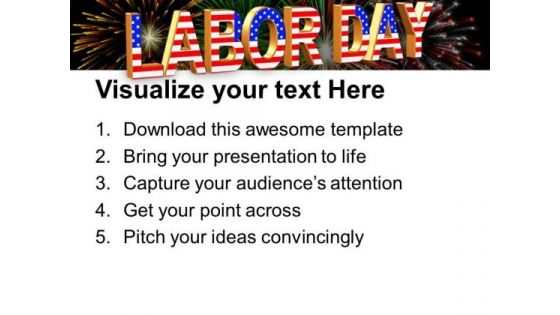 Labor Day Americana PowerPoint Templates And PowerPoint Themes 0912