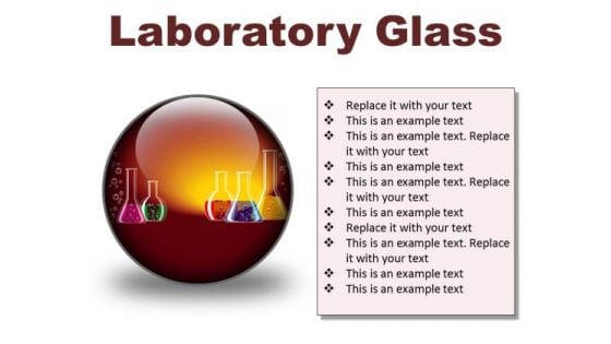 Laboratory Glass Science PowerPoint Presentation Slides C