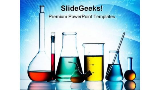 Laboratory Glassware Science PowerPoint Themes And PowerPoint Slides 0311