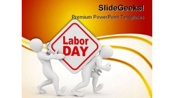 Labour Day Business PowerPoint Themes And PowerPoint Slides 0411