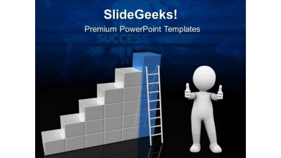 Ladder Of Success PowerPoint Templates And PowerPoint Themes 0312