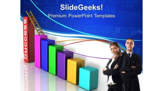 Ladder To Success Business PowerPoint Templates And PowerPoint Themes 0512