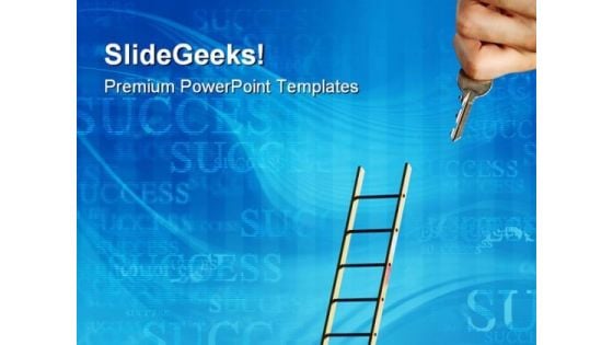 Ladder To Success Future PowerPoint Templates And PowerPoint Backgrounds 0311