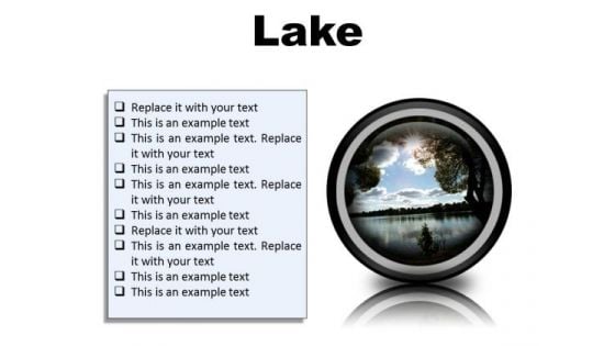Lake Nature PowerPoint Presentation Slides Cc