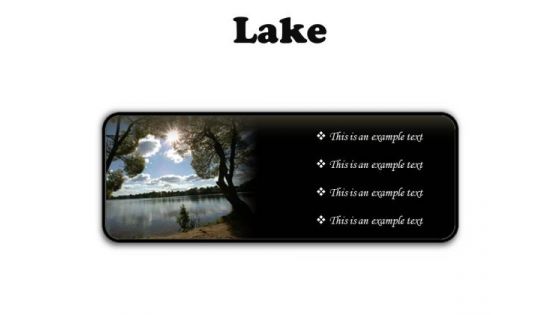 Lake Nature PowerPoint Presentation Slides R