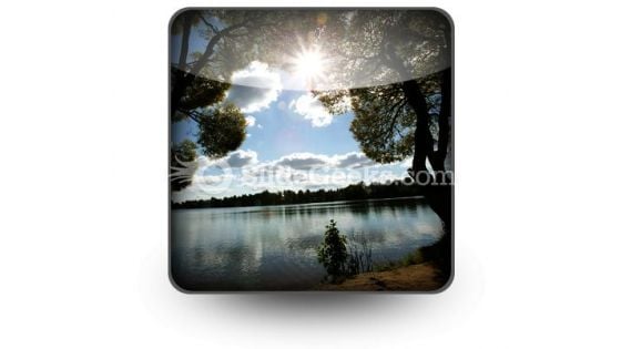 Lake Sun PowerPoint Icon S