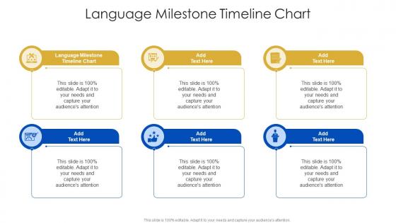 Language Milestone Timeline Chart In Powerpoint And Google Slides Cpb