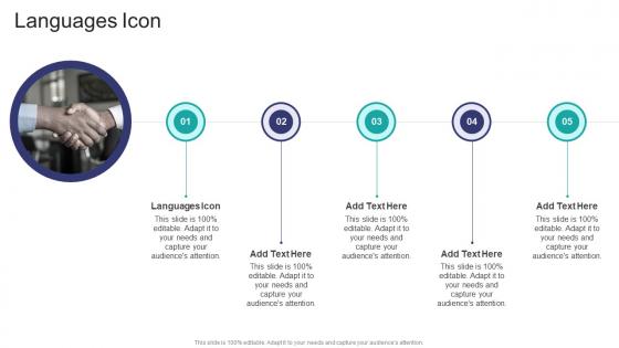 Languages Icon In Powerpoint And Google Slides Cpb