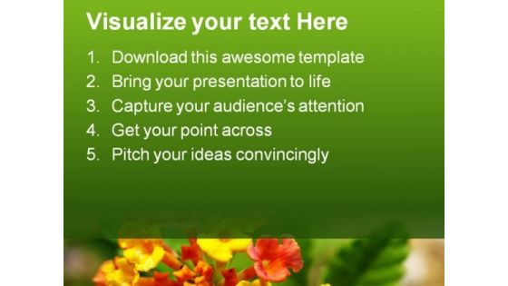 Lantana Nature PowerPoint Templates And PowerPoint Backgrounds 0311