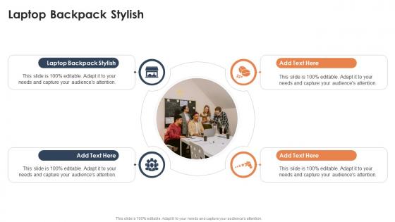 Laptop Backpack Stylish In Powerpoint And Google Slides Cpb