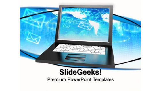 Laptop Internet PowerPoint Templates And PowerPoint Themes 0812