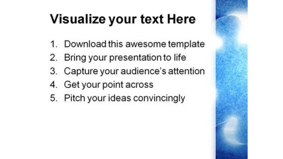 Last Puzzle Business PowerPoint Themes And PowerPoint Slides 0711