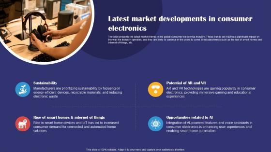 Latest Market Developments In Consumer Electronics Smartphones Industry Report PPT PowerPoint IR SS V Latest Market Developments In Consumer Electronics Smartphones Industry Report PPT PowerPoint IR SS V