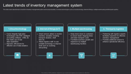 Latest Trends Inventory Management Maximizing Efficiency Asset Tracking Solutions Topics Pdf