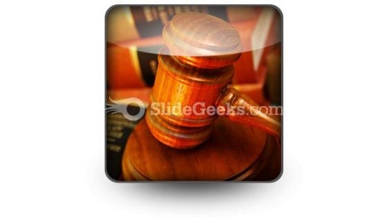 Law PowerPoint Icon S