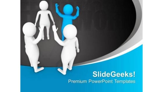 Lead The Group With Individuality PowerPoint Templates Ppt Backgrounds For Slides 0613