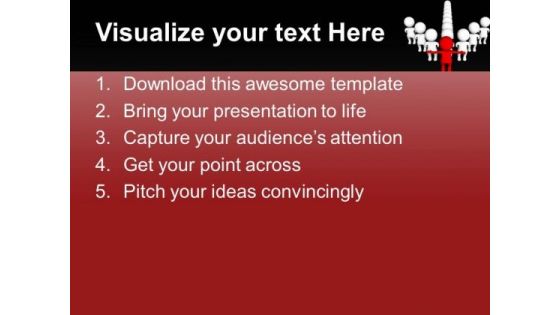 Lead Your Team For Excellent Results PowerPoint Templates Ppt Backgrounds For Slides 0713