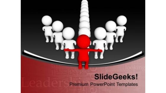 Lead Your Team For Excellent Results PowerPoint Templates Ppt Backgrounds For Slides 0713