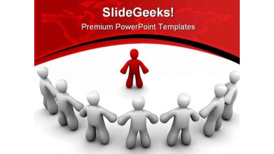 Leader And Team Leadership PowerPoint Backgrounds And Templates 1210 Leader And Team Leadership PowerPoint Backgrounds And Templates 1210