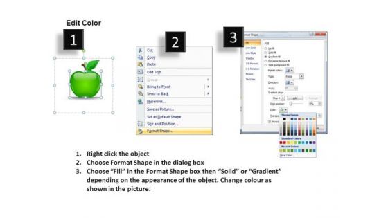 Leader Apples PowerPoint Slides And Ppt Diagram Templates