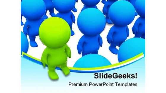 Leader Business PowerPoint Template 0910 Leader Business PowerPoint Template 0910