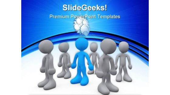 Leader Business PowerPoint Themes And PowerPoint Slides 0811