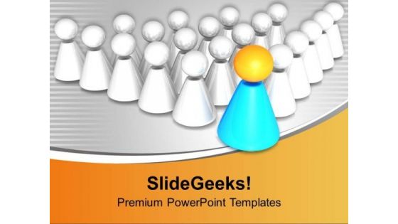 Leader Can Lead The Crowd PowerPoint Templates Ppt Backgrounds For Slides 0513 Leader Can Lead The Crowd PowerPoint Templates Ppt Backgrounds For Slides 0513