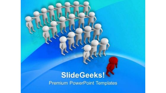Leader Can Lead The People PowerPoint Templates Ppt Backgrounds For Slides 0613 Leader Can Lead The People PowerPoint Templates Ppt Backgrounds For Slides 0613