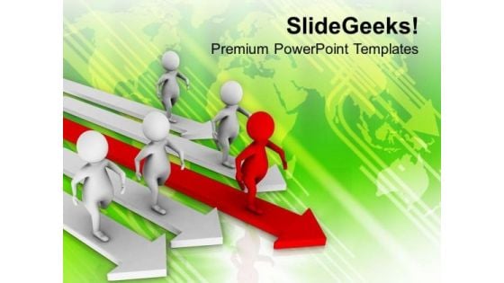 Leader Competing With Team Leadership PowerPoint Templates Ppt Backgrounds For Slides 0513 Leader Competing With Team Leadership PowerPoint Templates Ppt Backgrounds For Slides 0513