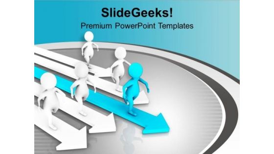 Leader Of Competition Business Leadership PowerPoint Templates Ppt Backgrounds For Slides 0313